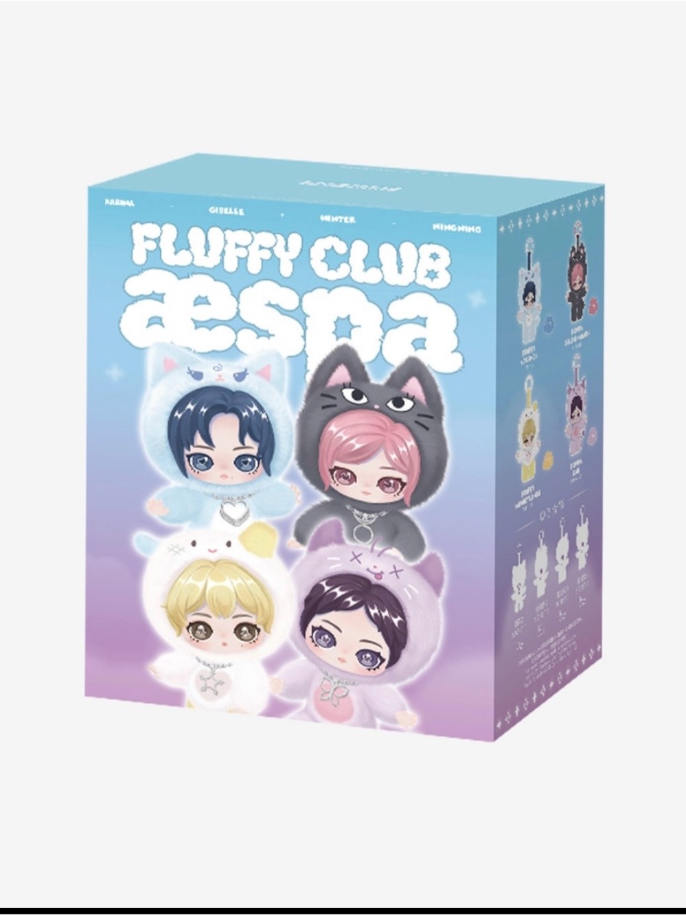 PopMart Aespa Fluffy Club Series Vinyl Plush (Fluffy MUNGTAENGI, WINTER)